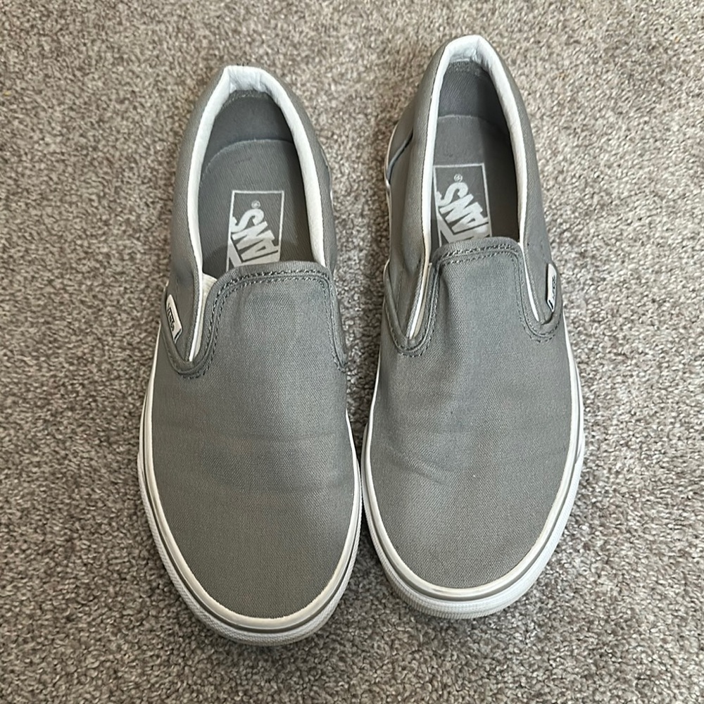 Vans Women’s Gray Slip-On Shoes